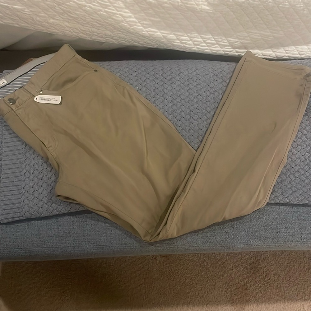 New Peter Millar ultimate Sateen 5 pocket pants in Grain